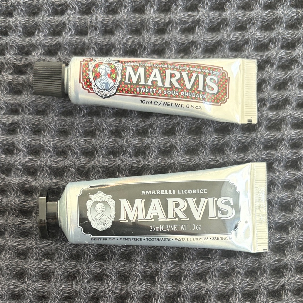 Marvis Toothpaste Duo - Sweet & Sour Rhubarb and Amarelli Licorice